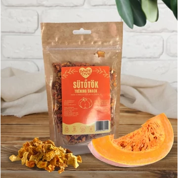100% Sütőtök tréning jutalomfalat kutyáknak 100 g, BARF LOVE