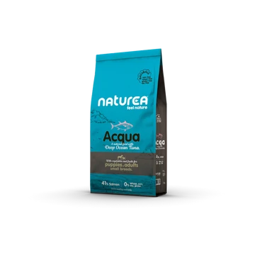 Naturea Naturals ACQUA Deep Ocean Tuna Small Breed - Tonhalas Száraztáp Kistestű kölyök és felnőtt Kutyáknak 2kg