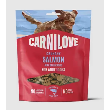 Carnilove Dog Crunchy Snack Salmon with blueberries - Lazac áfonyával 200g