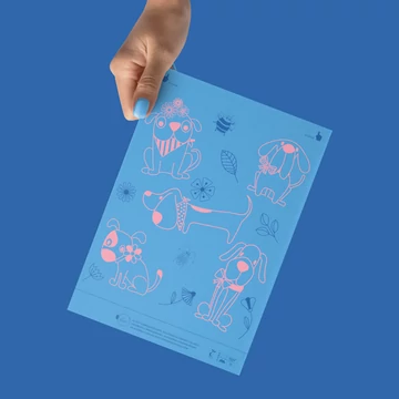 Bag ORGANI KUTYAJÓ ZACSKÓ SÉTÁKHOZ BABY BLUE- LIMITÁLT KIADÁS