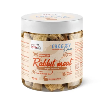 Syta Micha FREEZY Pure - 100% fagyasztva szárított nyúlhús 70g