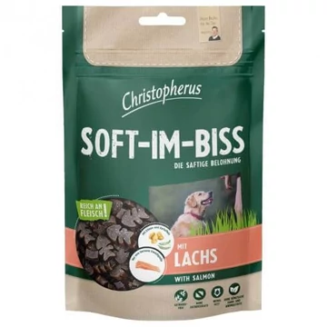 Christopherus Dog Jutalomfalat Grain Free Soft-Im-Biss Lazac 125g