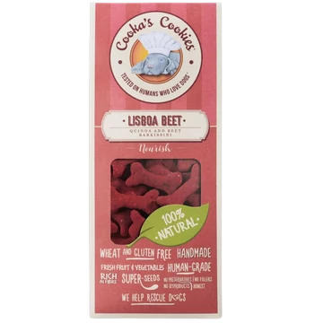 Cooka's Barkissini Lisboa Beet cékla és quinoa vegán jutalomfalat 100g