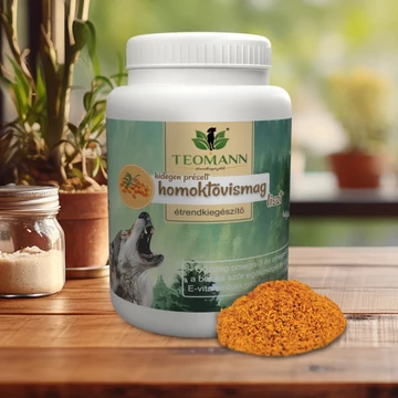 Teomann hidegen préselt Homoktövismag-liszt 350g