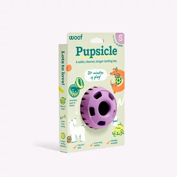 WOOF Pupsicle Kutyajáték – Levendula Jutalomfalat Adagoló Labda (S méret)