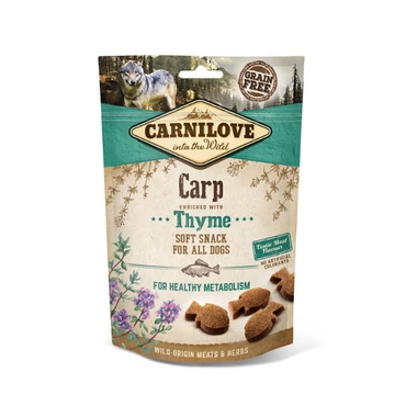 Carnilove Dog Jutalomfalat Semi Moist Carp&amp;thyme - Ponty kakukkfűvel 200g