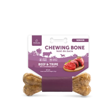 POKUSA Premium Selection rágócsont 12cm - SENIOR marhapacallal és bikacsökkel