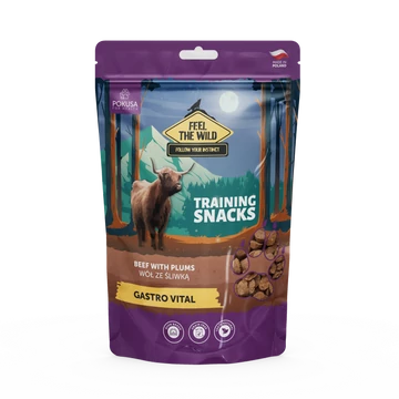 POKUSA Feel The Wild Training Snacks - GASTRO VITAL marha és szilva 200g