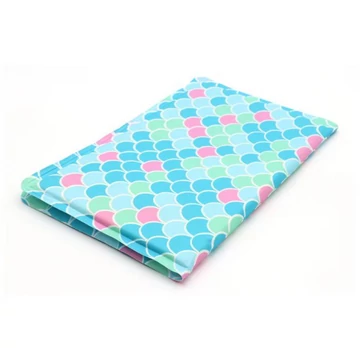 Croci Fresh Mat Scales 90x50cm sellő mintás hűtőmatrac