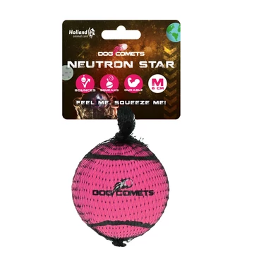 Dog Comets Neutron Star Tennis Ball With Squeaker M Pink