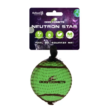 Dog Comets Neutron Star Tennis Ball With Squeaker M Zöld