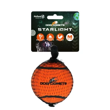 Dog Comets Starlight Tennis Ball M Narancs