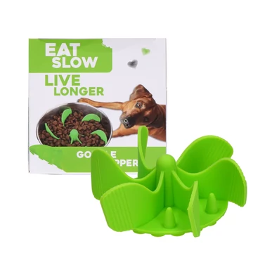 Eat Slow Live Longer Gobble Stopper Zöld