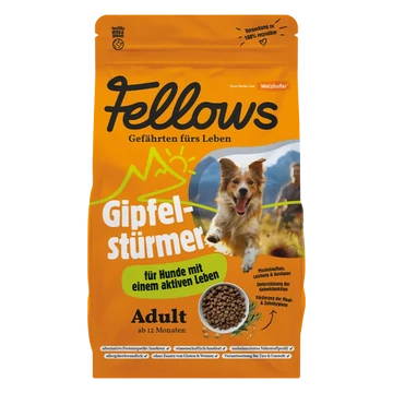 Fellows rovarfehérjés száraztáp aktív kutyáknak 500g