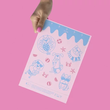 Bag ORGANI KUTYAJÓ ZACSKÓ SÉTÁKHOZ BUBBLEGUM - LIMITÁLT KIADÁS