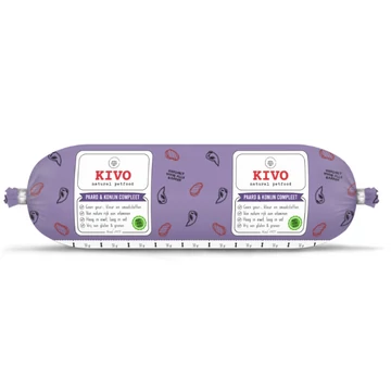 KIVO Ló &amp; nyúl komplett BARF menü kutyáknak 500g
