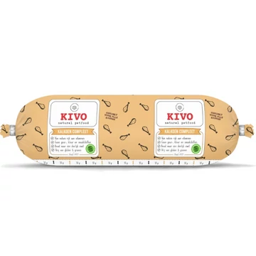 KIVO Pulyka komplett BARF menü kutyáknak 500g