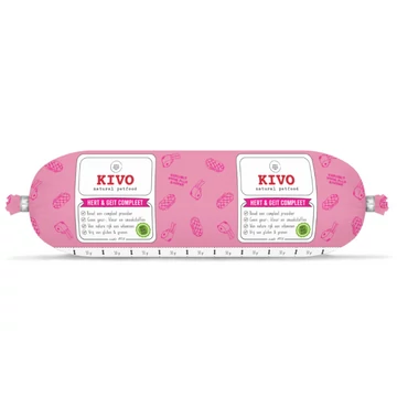 KIVO Szarvas &amp; kecske komplett BARF menü kutyáknak 500g