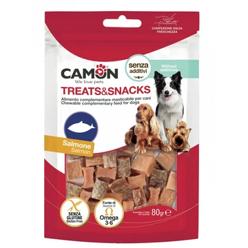 Camon ízletes lazacos kockák 80g