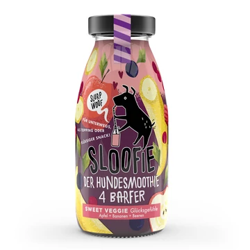 SLOOFIE SWEET VEGGIE, AZ ÉDES BOLDOGSÁG (Alma, banán, bogyós gyümölcsök)
