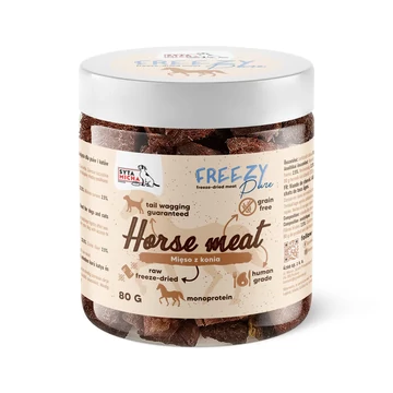 Syta Micha FREEZY Pure - 100% fagyasztva szárított lóhús 80g