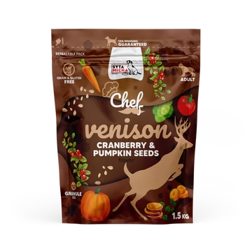 Syta Micha Száraztáp szarvashússal, áfonyával és tökmaggal 1,5 kg