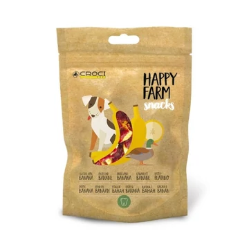 Croci Happy Farm BANANA/DUCK (kacsa - banán jutalomfalat) 80G