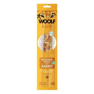 Woolf Earth XL RABBIT Noohide 85g Kollagénes Rúd Nyúlhús Jutalomfalat