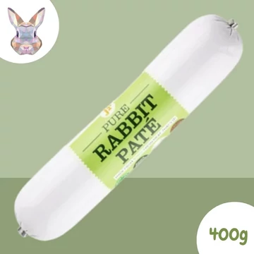 100% nyúl húsrolád 400 g, JR Pet Products