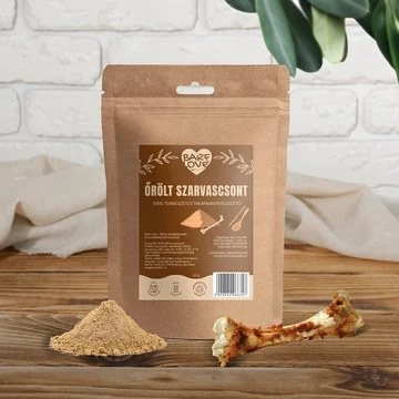 100% őrölt szarvascsont 100 g - BARF LOVE