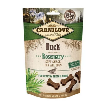 Carnilove Dog Jutalomfalat Semi Moist Duck&amp;rosemary - Kacsa rozmaringgal 200g