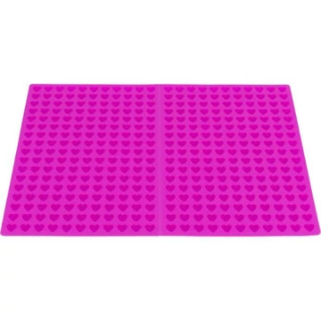 Trixie Baking Mat - sütőforma (szív forma,szilikon) snackek készítéséhez (38x28cm)
