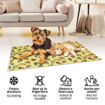 Croci FRESH MAT ICECREAMS (jégkrém mintás hűtőmatrac) 90X50 CM