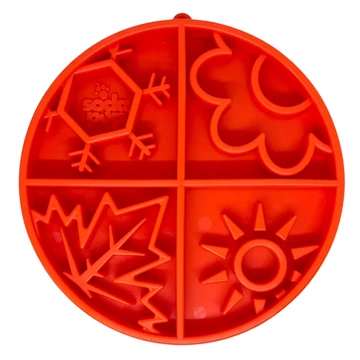 Sodapup Four Seasons Design Shallow eBowl Slow Feeder – Narancs