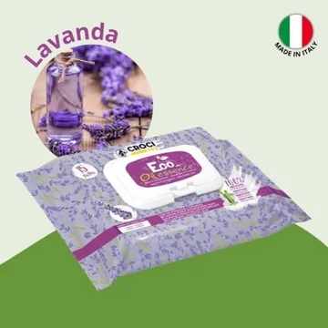 ECO BAMBOO WIPES - öko lebomló levendulás törlőkendő 20x30 cm - 15 db