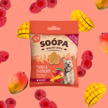 SOOPA Healthy Bites - mangó és málna 50 g