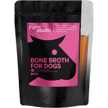 Food Studio fűvel táplált marha csontleves kutyáknak 230ml