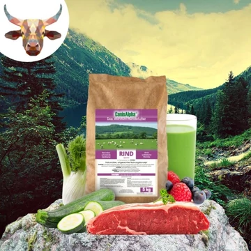 CanisAlpha Wolfskonzept hidegen sajtolt monoprotein száraztáp  - MARHA