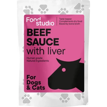 Food Studio fűvel táplált marha csontlé marhamájjal és sárgarépával 