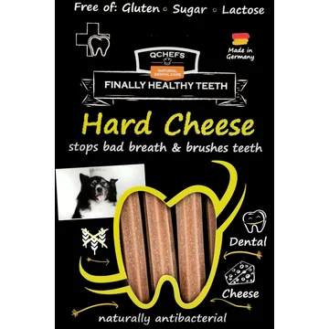 Qchefs Hard Cheese természetes fogtisztító stick 100g