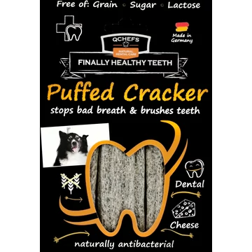 Qchefs Puffed Cracker természetes fogtisztító stick 75g