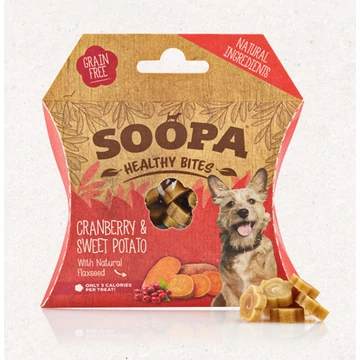 SOOPA Healthy Bites - vörös áfonya és édesburgonya 50 g