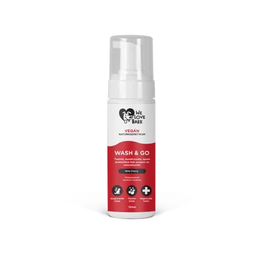 We Love Bark Wash&amp;Go szőrtisztító és kondícionáló hab 150 ml