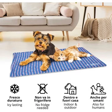 Croci FRESH MAT SAKURA (cseresznyevirág mintás hűtőmatrac) 65X50 CM