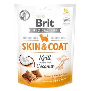Brit Care Functional Snack Skin&amp;Coat Krill 150g 