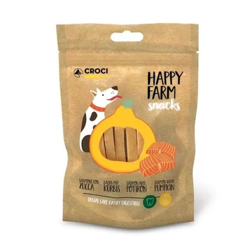 Croci Happy Farm SALMON / PUMPKIN (lazac-sütőtök jutalomfalat) 80G
