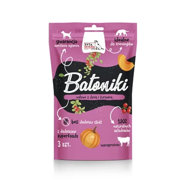 Syta Micha marhaszeletek kutyáknak sütőtökkel és áfonyával 3 db