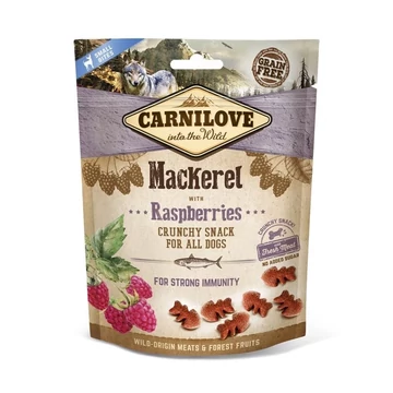 Carnilove Dog Crunchy Snack Mackerel with raspberries - Makréla málnával 200g