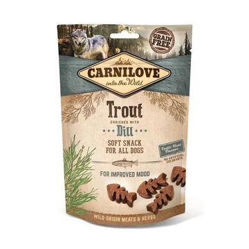 Carnilove Dog Semi Moist Snack Trout with dill - Pisztráng kaporral 200g