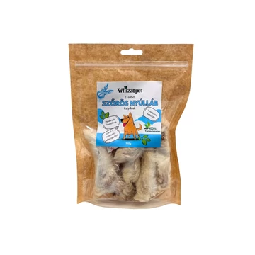 Whizzopet - Szárított szőrös nyúlláb hátsó 100 g